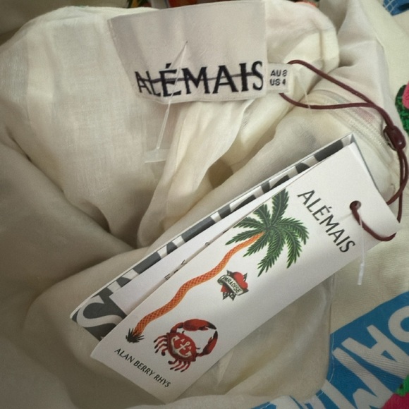 NWT ALEMAIS Samaki Mini Dress - Picture 9 of 9